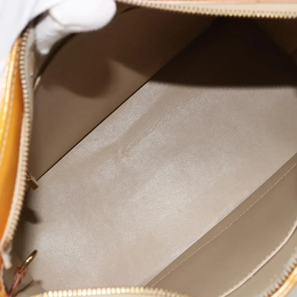 Louis Vuitton Monogram Vernis Houston Handbag Beige